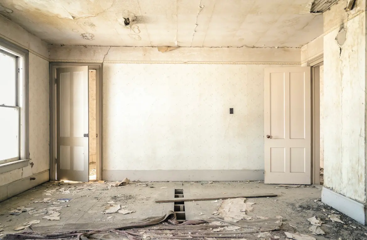 Waste disposal crew managing a cleanout project in Tolland